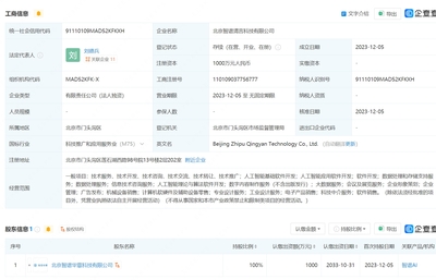 智譜AI北京新公司成立，加速人工智能應用軟件開發布局